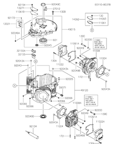 Part Location Diagram of KM-92005-0881 MTD FITTING